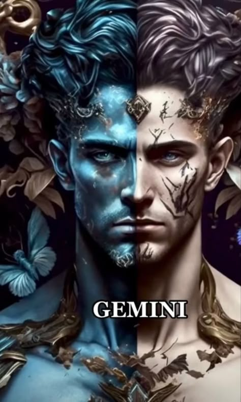 Sphintus Carmen, Zodiac Gemini Art, Male Art Model, Zeus God, Male Body Art, Gemini Art, Warrior Concept Art, Zodiac Characters, Man Illustration