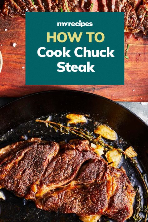 Steak On Stove, Cook The Perfect Steak, Seared Salmon Recipes, Grass Fed Steak, The Perfect Steak, Chuck Steak, Cooking The Perfect Steak, Steak Tips, Grilled Steak Recipes