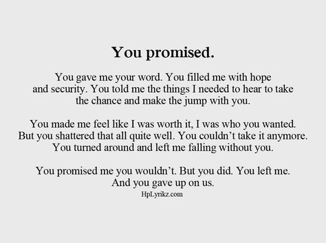 Quotes Ex Boyfriend, Promise Quotes, Under Your Spell, Quotes Deep Feelings, Breakup Quotes, Heart Quotes, E Card, Deep Thought Quotes, Real Quotes