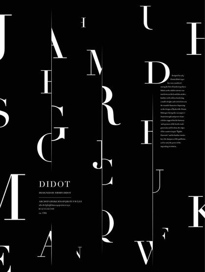 lera - Typography Poster 2020 Typography – SAVEE Bodoni Typography Posters, Typography Poster Design Layout, Didot Poster, Type Specimen Poster, Typeface Poster, Inspiration Typographie, Graphisches Design, 타이포그래피 포스터 디자인, Poster Fonts