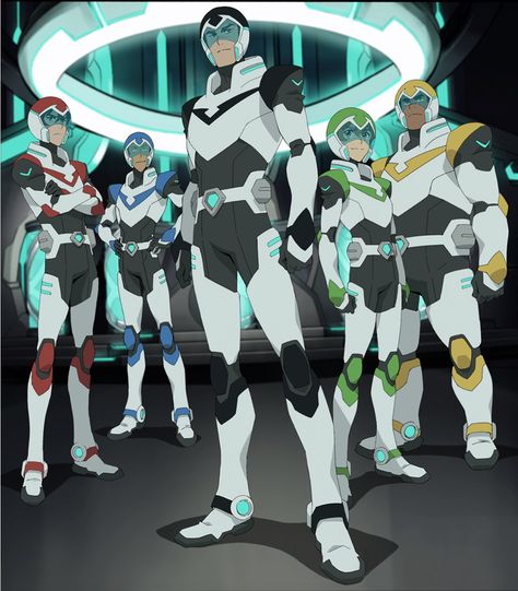 Shiro, Pidge, Hunk, Keith and Lance the Paladins of Voltron from Voltron Legendary Defender Voltron Armor Reference, Paladin Armor Voltron, Paladins Of Voltron, Voltron Legendary Defender Fanart, Voltron Paladins Together, Voltron Defender Of The Universe, Voltron Concept Art, Voltron Paladin Armor, Voltron Armor