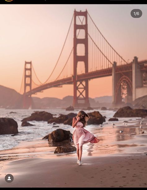 Golden Bridge San Francisco, Baker Beach San Francisco, San Francisco Pictures, San Francisco Bridge, Usa San Francisco, Couples Beach Photography, San Francisco Girls, San Francisco Photography, Baker Beach