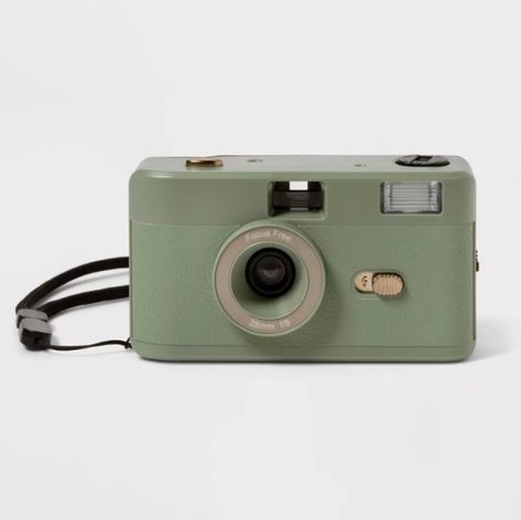 Target Film Camera, Green Camera, Old School Film, Cute Camera, Film Roll, Small Camera, Disposable Camera, 35mm Camera, Retro Camera