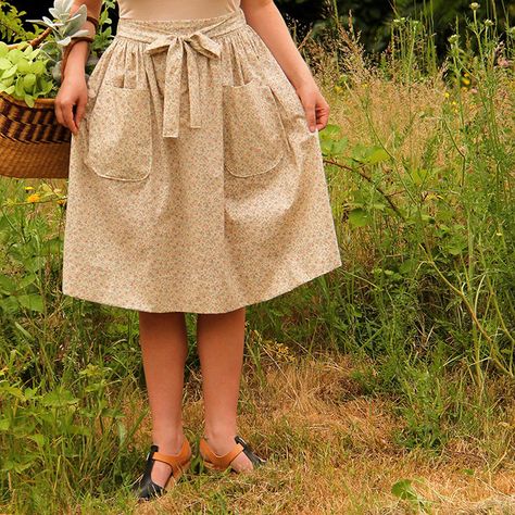 White cotton skirt