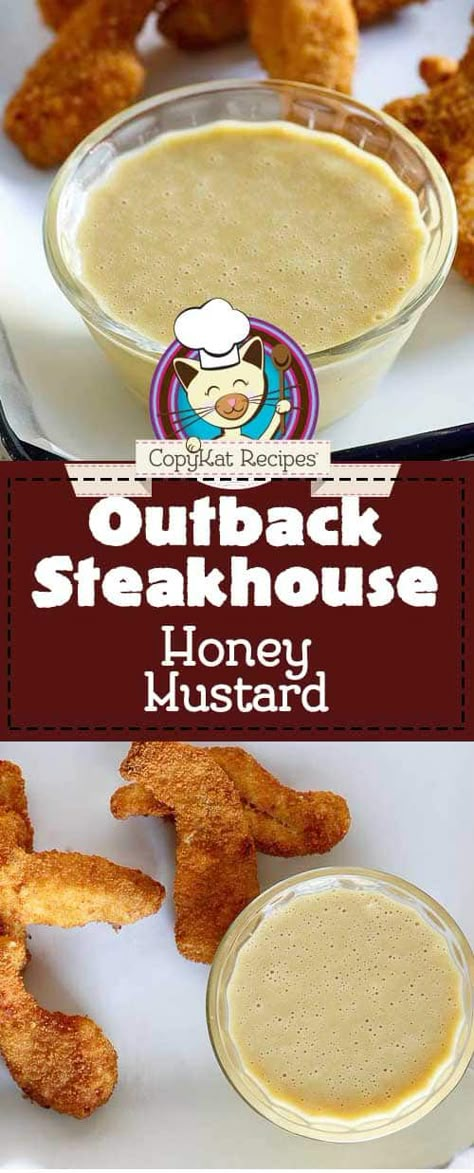 Make the best homemade creamy honey mustard in less than 5 minutes with only 3 ingredients. This Outback Steakhouse Honey Mustard copycat recipe makes a great dipping sauce and salad dressing. #dippingsauce #saladdressing #saladrecipes #appetizerideas #copycat #copycatrecipes #honeymustard Copycat Kens Honey Mustard, Best Honey Mustard Dressing, Copycat Honey Mustard Sauce, Longhorn Honey Mustard Recipe, Best Honey Mustard Sauce, Outback Honey Mustard Recipe, Outback Honey Mustard, Outback Steakhouse Recipes, Honey Mustard Recipe