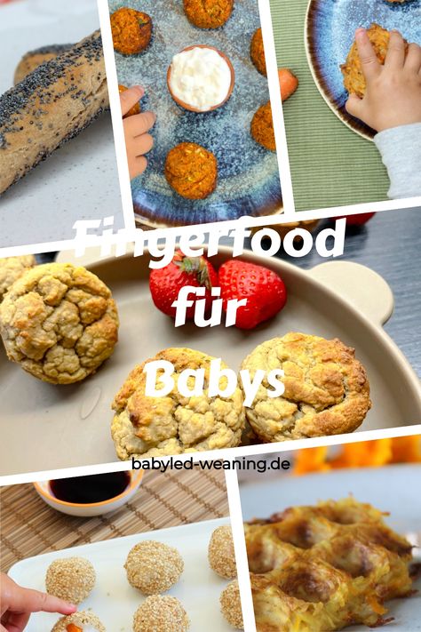 Hier findest Du gesunde Fingerfood Rezepte für Babys und Kleinkinder. Geeignet ab Beikostreife, also zum Start in die Beikostzeit mit BLW. Baby Fingerfood, Fingerfood Baby, Baby Finger Foods, Led Weaning, Baby Led Weaning, Weaning, Finger Foods, Led