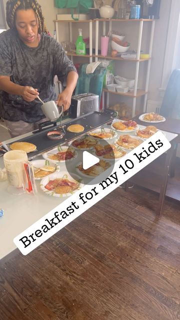 Big Family Living on Instagram: "#cookingtime #momlife" Big Breakfast Ideas Families, Saturday Morning Breakfast, Family Breakfast, Big Breakfast, Ideas Family, Morning Breakfast, Large Family, Big Family, Family Living