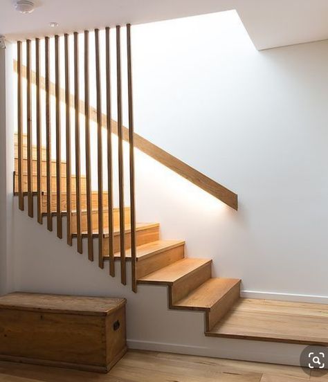 Stairway Decorating, Stair Banister, Stairway Lighting, House Staircase, Stair Railing Design, Wood Staircase, Stairway Design, Stairs Design Modern, Staircase Decor