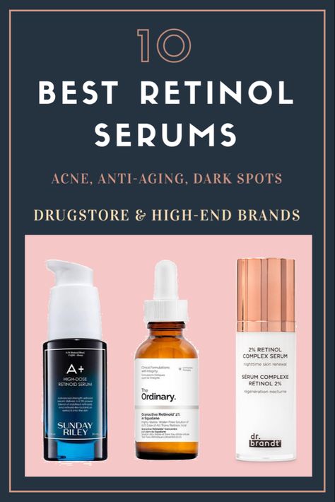 Diy Face Serum Anti Aging, Diy Night Cream Anti Aging, Serums For Acne, Best Retinol Serum, Facial Care Anti Aging, Best Retinol Products, Holistic Practices, Best Retinol, Reverse Aging Skin