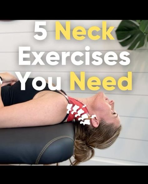 Whealth on Instagram: "If you suffer from neck discomfort, pain, or tightness, be sure to sign up for our newest no-cost 5-day neck series. Comment "neck" and we will send it to you! 🛑💥Our sale is almost over! Get 20-28% off of our programs now. Link in bio. This is the last sale until next November. Start the year off right and start working on eliminating your pain!💥🛑 How much effort have you put into strengthening your neck? We've covered massages and stretches. Those can be helpful for some folks, but the help is generally short-term. Long-term improvements require putting in consistent effort to strengthen the neck. There are many different neck strengthening exercises, but these are a few good ones. If you have a hypermobile neck like I do, you may need to work up to these exerci Deep Neck Flexor Exercises, Neck Long Exercise, Neck Strengthening Exercises For Women, Neck Exercises For Women, Neck Strengthening Exercises, Turkey Neck Exercises, Neck Strengthening, Dowager's Hump, Neck Hurts