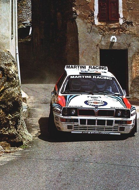 Lancia Rally, Lancia Delta Hf Integrale, Lancia Delta Integrale, Colin Mcrae, Martini Racing, Lancia Delta, Rally Racing, Bmw I8, Sport Automobile