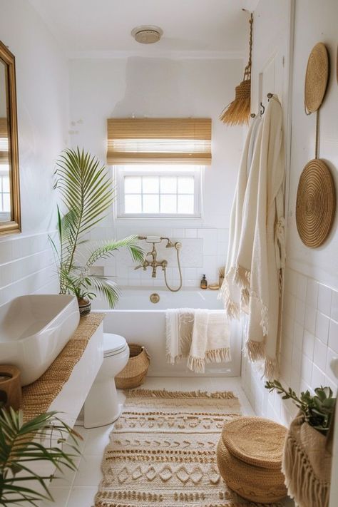 #homedecor #homedecoration #homedecoridea #homedecortips #homedecorinspo #homedecorative #homedecortions #homedecor4seasons #bedroom #interiordesign#homedecor #homedecoration #homedecoridea #homedecortips #homedecorinspo #homedecorative #homedecortions #homedecor4seasons #bedroom #interiordesign Bohemian Bathroom Ideas, Modern Boho Interior Design, Minimalist Small Bathrooms, Modern Boho Bathroom, Boho Style Bathroom, Boho Bathroom Ideas, Cozy Bathroom, Bohemian Bathroom, Natural Bathroom