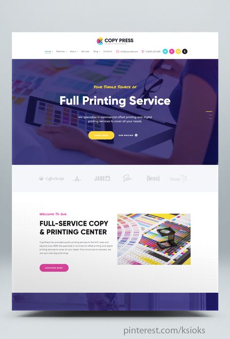 Packaging Company Website Design, 3d Printing Website Design, Printing Company Website Design, 3d Printing Website, Webpage Design Layout, Digital Printing Services, Print Design Template, Print Company, Html Website