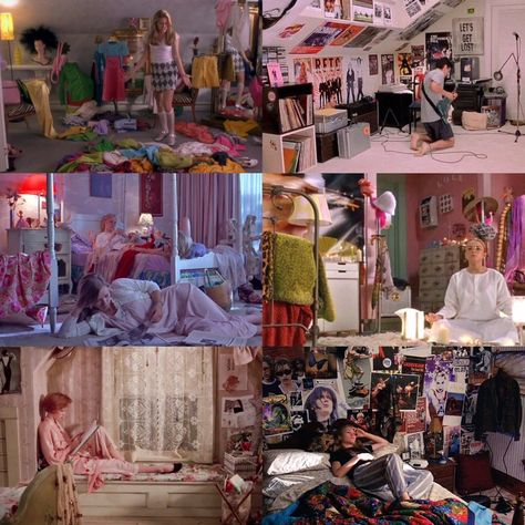 Bedrooms In Movies, Character Bedroom, Movie Bedroom, Messy Baby, Teen Bedrooms, Retro Interior, Retro Theme, Dreamy Room, Vintage Room