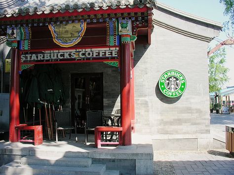 Starbucks in China Starbucks Lovers, Starbucks Coffee, Pretty Places, Global Community, The Good Place, Coffee Cups, China, Coffee, Photography