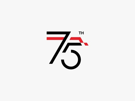 Tumo by Catur Argi on Dribbble 75 Logo Design, 75th Anniversary Logo, Anniversary Logos, 50 Logo, Simple Monogram, 7 Logo, Anniversary Logo, Number Design, North Vancouver