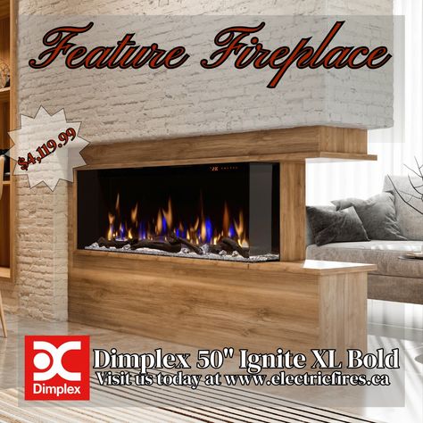 Discover the next level of comfort with the Dimplex Ignite XL Bold 50"! Edge-to-Edge Glass for a sleek, modern look that fits any space. Realistic Multi-Fire® XD Flame tech – enjoy ultra-lifelike flames in your favorite colors. Comfort$aver® Heating System – energy-efficient heat that adjusts to your room's temperature. Acrylic Ice & Driftwood Logs for a customizable, stunning display. Multi-color LED Lighting to set the perfect ambiance. Wi-Fi Connectivity for smart control with the Dimplex... Dimplex Ignite Xl, Heating Systems, Led Lighting, Energy Efficient, Energy Efficiency, Wi Fi, Favorite Color, Led Lights, The Next