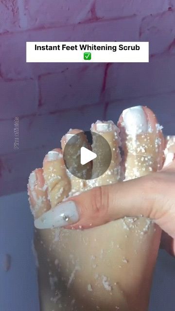 Chanchal Sharma on Instagram: "Homemade Feet Whitening Scrub | Get Fair Feet Instantly, Remove Suntan   . . . #feetwhitening #scrub #homemadescrub #feetwhiteningscrub #feetcare #skincare #trendingreels #viralreels #instagood #instagram" Foot Whitening Remedies, Scrub For Tan Removal, Feet Whitening, Remedies For Glowing Skin, Leg Scrub, Homemade Scrub, Tan Removal, Foot Scrub, Bracelet Craft Diy