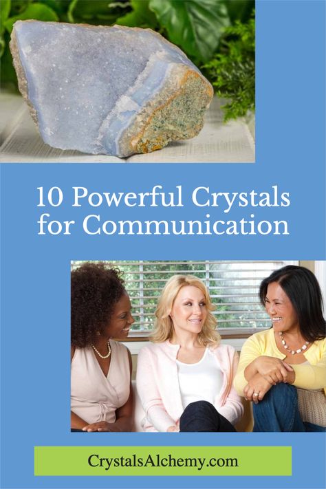 These 10 crystals will help you speak up without fear and communicate with ease. Many people feel like they don't have anything worthwhile to say because they are afraid of what others might think if they did. It's easy enough to shut down your voice out of fear before it has even had a chance. But we need our voices now more than ever! So here is one way that these healing crystals may be able to help. #healingcrystals #crystalsforcommunication Crystals For Communication, Art Of Expression, Repressed Anger, Throat Chakra Healing, Powerful Crystals, Chalcedony Crystal, Best Crystals, Friendship Symbols, Public Speaker