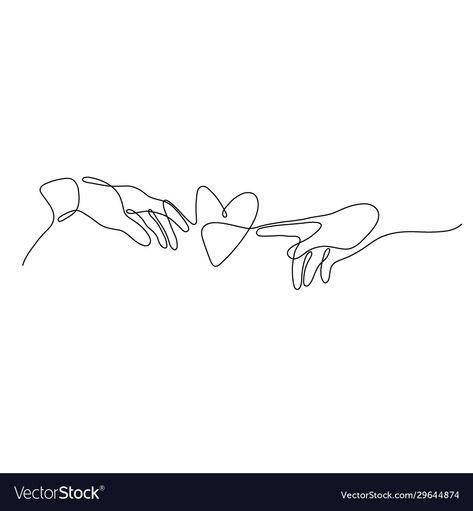 Hands Touching Tattoo Outline, Couples Design Art, Wedding Outline Drawing, One Line Hand Tattoo, One Line Hand Drawing, Hand Silhouette Art, One Line Heart Tattoo, Siluet Tattoo, Tattoo Ideas Female Aesthetic