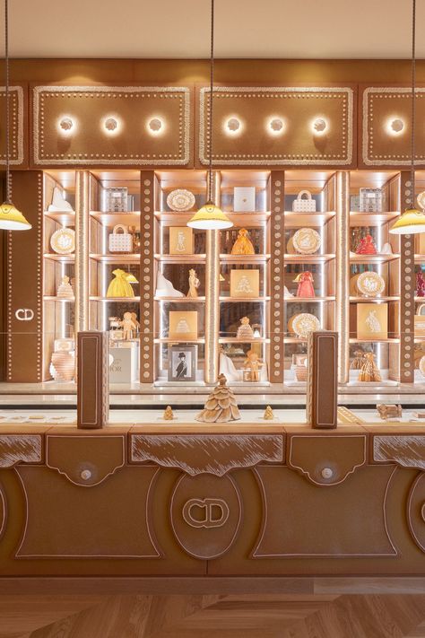 Dior Cafe, Lux Christmas, Snack House, Harrods Christmas, Snack Display, Cafe London, Treat Bar, Boys Bedroom Makeover, Store Design Boutique