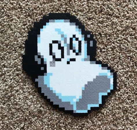 Perler Bead, Ghost, Beads, Black