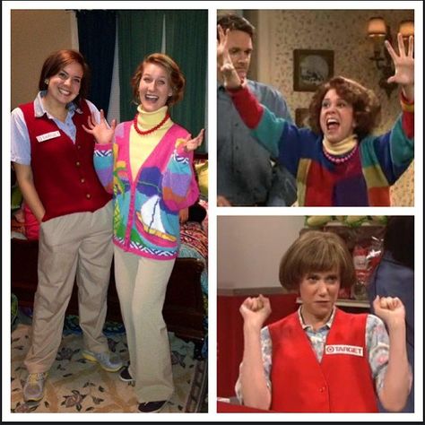 Target Lady and Sue From Saturday Night Live Snl Costumes, Couples Movies, Diy Adult Halloween Costumes, Snl Characters, Top 10 Halloween Costumes, Target Lady, Best Diy Halloween Costumes, Creative Halloween Costumes Diy, Easy Halloween Costumes For Women