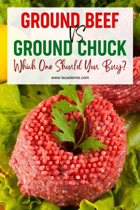 Ground Chuck Recipes Dinners, Ground Chuck Recipes, Beef Chuck Recipes, Ground Chuck, Cooking With Ground Beef, Steak Tartare, Beef Sirloin, Beef Chili, Hamburger Recipes