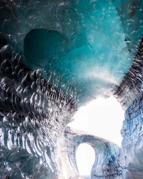 What it's like to explore the Katla Ice Cave - Explore With Alec Katla Ice Cave, Ice Cave Iceland, Glaciers Melting, Walking The Plank, South Iceland, Cave Tours, Ice Cave, Visit Iceland, Visit Ireland