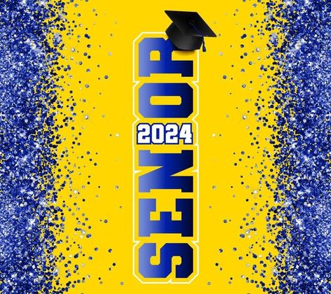 18 days and I get to change this to graduate!! Seniors 2024, Graduation Tumbler, Sublimation Items, Sublimation Backgrounds, Crafts Cricut, Sublimation Ideas Projects Inspiration, Cup Wraps, Sublimation Images, Pokemon Wallpaper