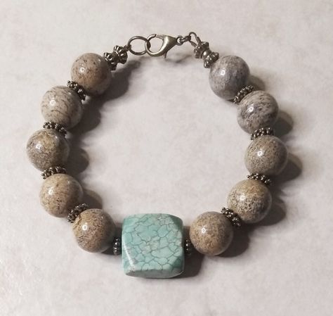 Colored Wardrobe, Big Bracelets, Beads Pictures, Bohemian Clothing, Jasper Bracelet, Moonstone Bracelet, Picture Jasper, Cross Bracelet, Jasper Beads