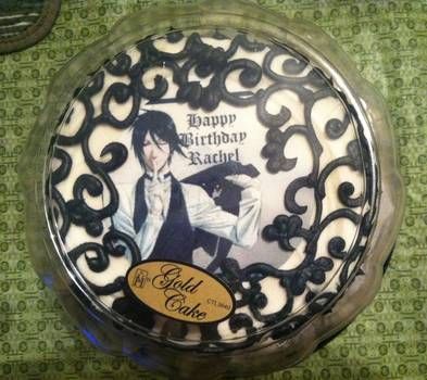 Black Butler Cake, Anime Birthday Cake Ideas, Sebastian Cake, Sweet 16 Sleepover, Sweet 16 For Boys, Anime Birthday, Anime Cake, Black Butler Sebastian, Anime Party