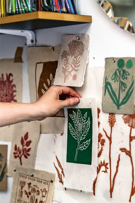 91 is reading... Botanical Block Printing | 91 Magazine Block Printing On Wall, Quilt Wall, Diy Blocks, Small Business Advice, Fabric Printing, Quilted Wall Hangings, Block Printing Fabric, Block Printing, Travel Collection