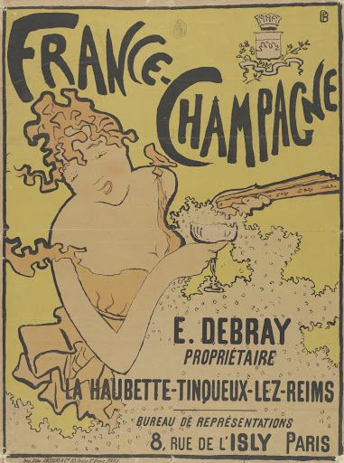 Pierre Bonnard (1867 - 1947), Poster for the brand France-Champagne, Van Gogh Museum, Amsterdam. Vintage French Posters, Maurice Denis, Poster Advertising, Aubrey Beardsley, Pierre Bonnard, Charles Rennie Mackintosh, Toulouse Lautrec, French Poster, Van Gogh Museum