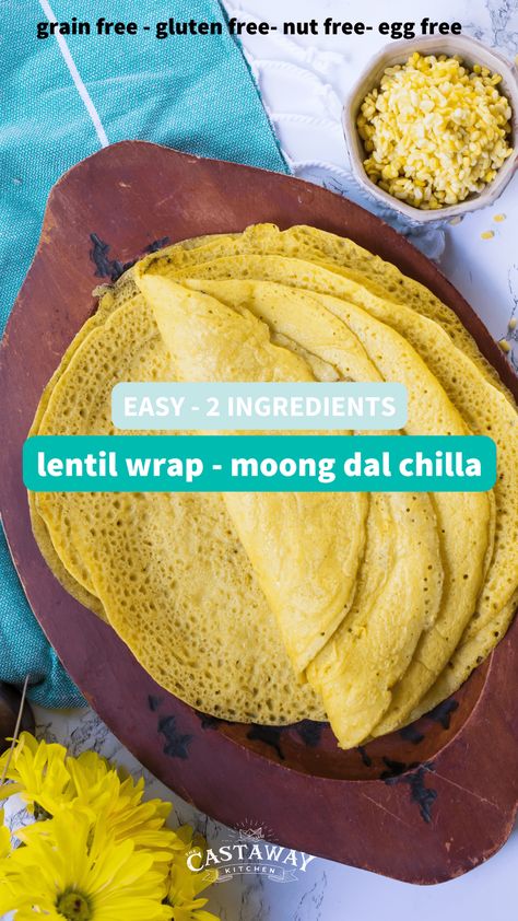 Lentil Pancakes, Lentil Wraps, Dal Chilla, Moong Dal Chilla, Indian Dal, Healthy Low Carb Snacks, Warm Desserts, Delicious Paleo Recipes, Spiced Drinks