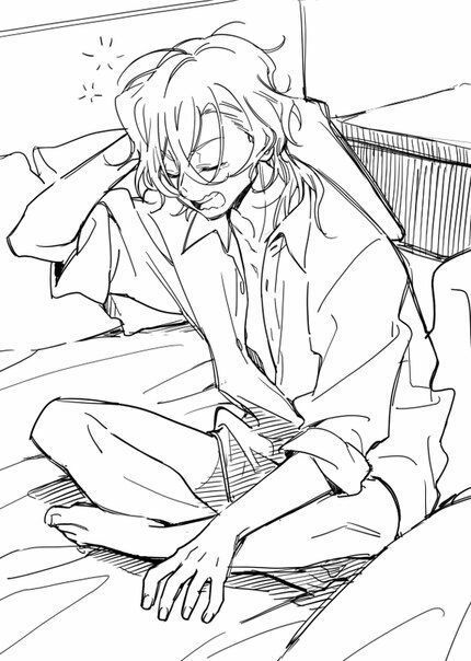 Chūya Nakahara, Anime Coloring Pages, Nakahara Chuuya, Chuuya Nakahara, 캐릭터 드로잉, Bongou Stray Dogs, Stray Dogs Anime, Fan Fiction, Drawing Poses