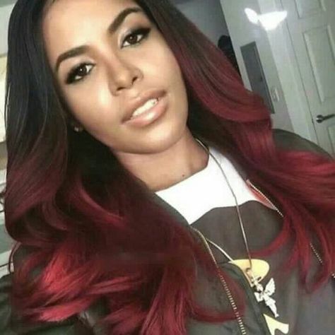 Halloween Ombre, Mexican Clothes, Red Weave Hairstyles, Red Hairstyles, Black Red Hair, Black Hairstyles With Weave, Red Ombre Hair, Dark Red Hair, Spring Hair Color