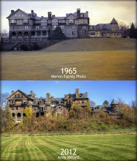 What an abandoned mansion looks like as it deteriorates when it's not cared for… Mansion Homes, Abandoned Property, If Walls Could Talk, Old Mansion, Abandoned Mansion, Old Abandoned Houses, Abandoned Homes, Old Mansions, Abandoned Castles