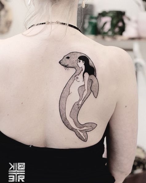 Selkie Tattoo | Tattoo Ideas and Inspiration Selkie Mythology Drawing, Selkie Tattoo Ideas, Selkie Mythology, Selkie Tattoo, Selkie Art, Otter Tattoo, Seal Tattoo, Mama Tattoo, Baby Tattoo Designs