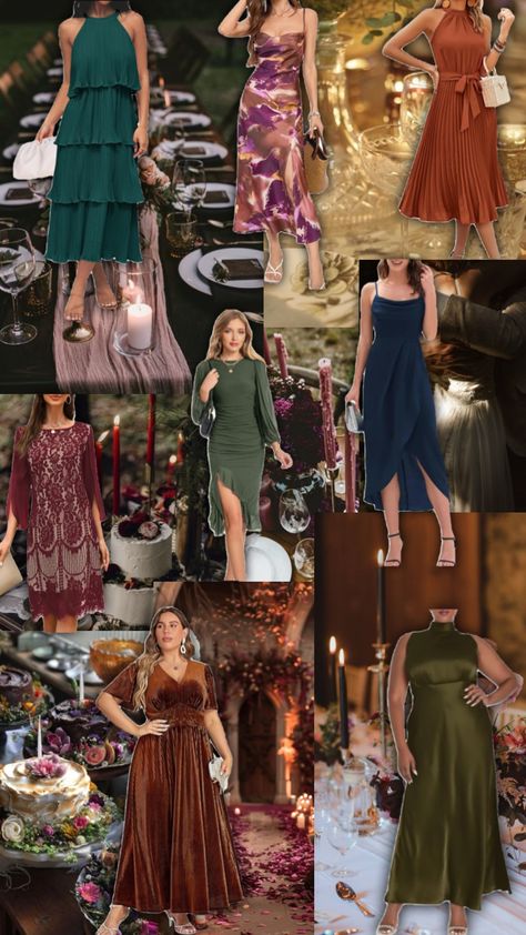 Embrace the rich beauty of fall with elegant fall wedding guest dresses. From jewel tones to velvet, find the perfect attire for an autumn celebration. Fall Elegant Wedding, Fall Wedding Party, Fall Wedding Guest Dresses, Elegant Fall Wedding, Autumn Celebration, Elegant Wedding Guest Dress, Jewel Tone Wedding, Fall Wedding Guest, Wedding Guest Attire