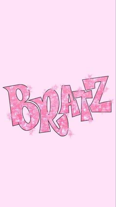 This is the Bratz logo💖 Bratz Wallpaper Iphone Aesthetic, Bratz Moodboard, Bratz Wallpaper Iphone, Bratz Logo, Pink Y2k Aesthetic, Aesthetic Money, The Bratz, Bratz Aesthetic, Money Wallpaper Iphone