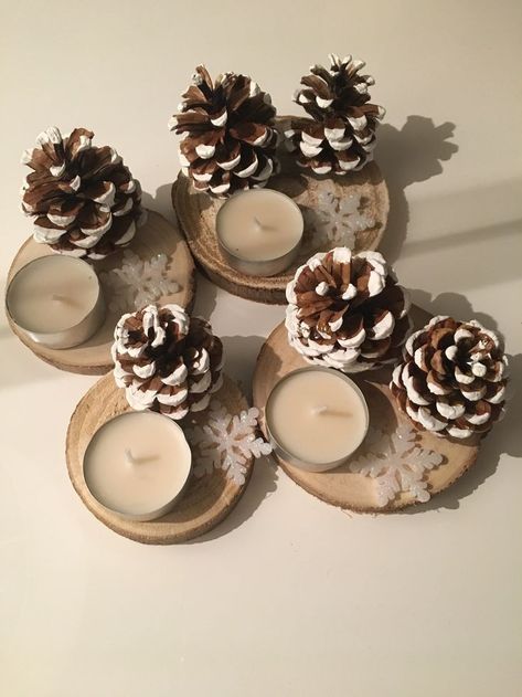 Jul Diy, Painting Concrete Porch, Christmas Candle Decorations, Homemade Christmas Decorations, Handmade Christmas Crafts, Noel Diy, Diy Christmas Decorations, Concrete Porch, Orange Garland