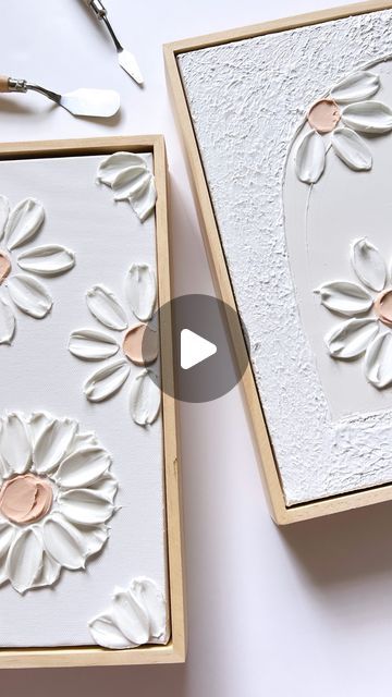 ASHLEE studio on Instagram: "It’s always a good day when I am in the studio doing art! I’m thinking of adding this design to my textured art workshops! Let me know what you think 💕 My perfect petals are created with @taomiaustralia forbidden frosting! Use ASHLEE10 at checkout for 10% off . . . #ashleestudioart #texturedart #texturedpainting #art #artreels #textured #paintint #canvas #petals #floralart #artinspo #artforsale #artist #flower #flowerart #interiordesign #styling #creative #goodday #artclass #arttutorial #paintandsip #paintandplaster #artclasssydney #artdaily #artworkshop" Nursery Textured Art, Plaster Flowers, Doing Art, Bow Art, Plaster Art, Textured Painting, Textured Art, Paint And Sip, Kids Room Wall Art