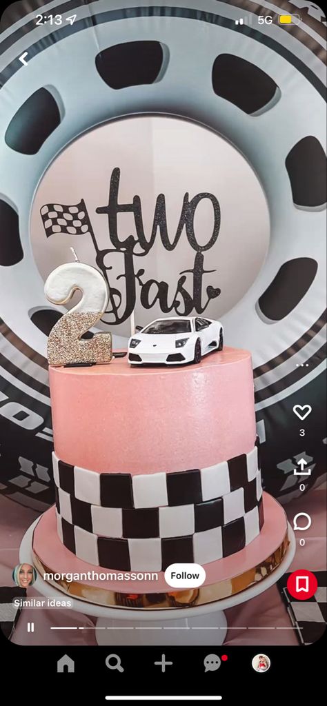 Growing Up 2 Fast Birthday Theme Girl, Pink Race Car Cake, 2 Fast 2 Furious Birthday Party Cake, Two Fast Two Furious Birthday Cake, 2 Fast 2 Curious Birthday Girl, Two Fast Two Furious Birthday Girl, 2 Fast Birthday Party Girl, Girls Race Car Birthday Party, 2 Fast 2 Furious Birthday Cake