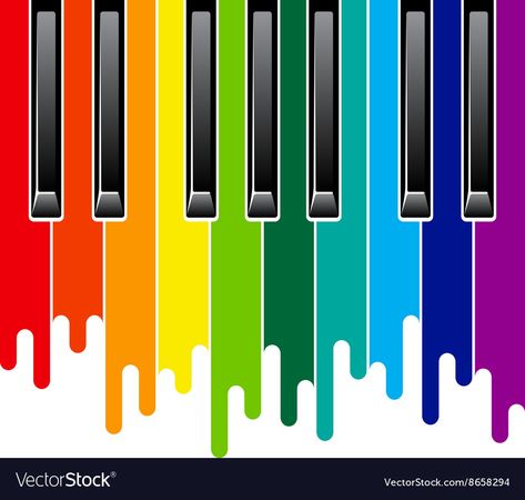 Music Lesson For Kids, Notes Decoration, Rainbow Piano, Music Art Drawing, Art Paint Party, Music Vector, Cards Background, Music Cards, Music Cake