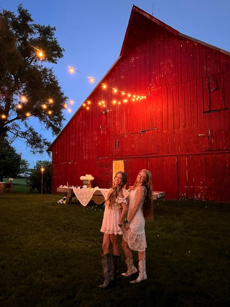 #party #country #friends #halloween #barn #aesthetic #cowboyboots Party Country Aesthetic, 16 Birthday Party Ideas Country, 18th Birthday Rodeo, 18th Birthday Party Ideas Cowgirl, Western Sweet 16 Decorations, 18th Birthday Party Ideas Western, Country Party Aesthetic, Cowboy Party Aesthetic, Country Hoedown Party