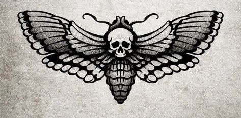 Deathhead Moth Tattoo Traditional, Deathmoth Design Tattoo, Blackwork Neck Tattoo, Blackwork Chest Tattoo, Deathhead Moth Tattoo, Goblin Witch, Traditional Moth, Watch Tattoo Design, Jack Tattoo