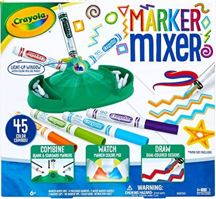 Amazon.com: Crayola Marker Mixer Art Kit, Washable Marker Set, Easy Craft Kit for Kids, Gift for Kids Age 6+ : Everything Else Crayola Marker Maker, Color Mixing Guide, Personalized School Supplies, Art Kits For Kids, Crayola Markers, Marker Set, Washable Markers, Kids Create, Craft Kits For Kids