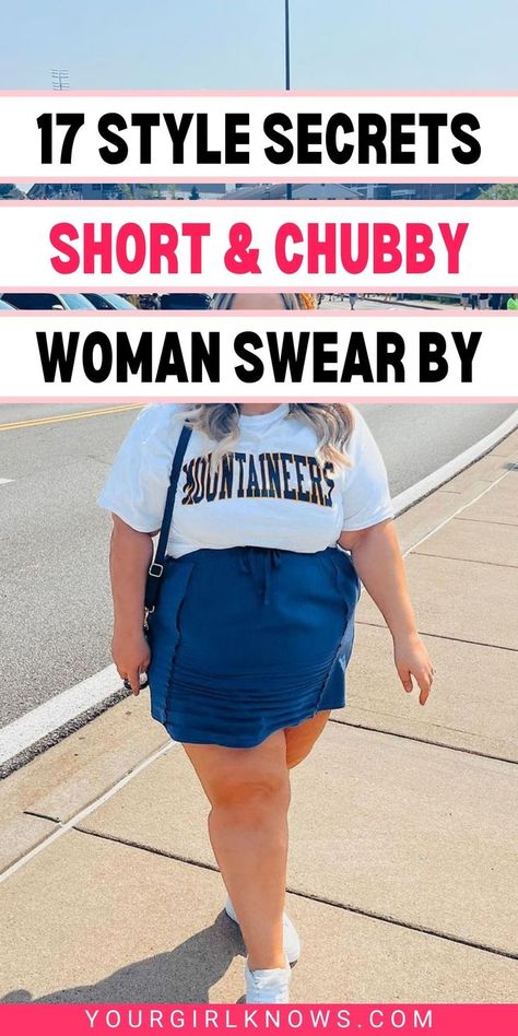 Struggling to find the perfect outfit to slay your short and chubby physique? Worry no more, girl! 🙌 We've got you covered with 17 easy and fabulous ways to look like an absolute bombshell, no matter your size! Short Curvy Style, How To Dress If You Are Short, Short And Chubby Outfits, Short Plus Size Outfits, Short Thick Body Outfits, Short And Chubby Fashion Outfits, Short Chubby Fashion Outfits, Short Chubby Girl Outfits, Chubby Women Outfits