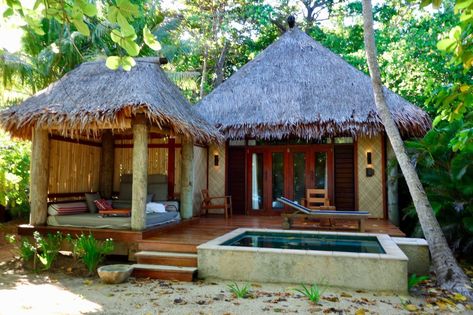 Bahay Kubo Design, Modern Bahay Kubo, Hut Design, Tropical Beach Houses, Hut House, Tropical House Design, Casa Cook, Bamboo House Design, Mud House